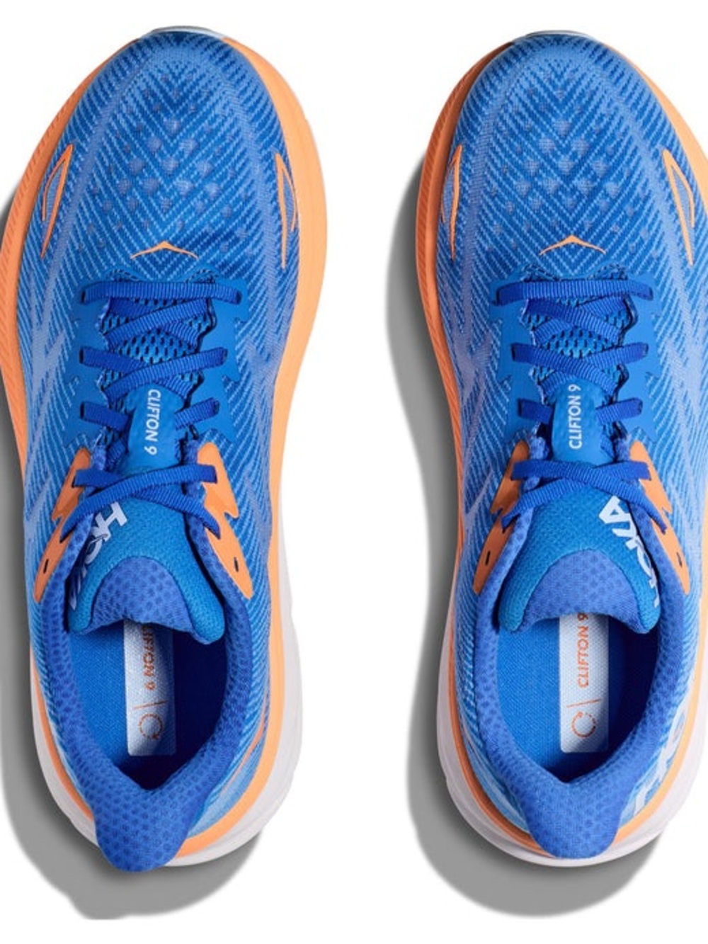 Hoka Clifton 9 Women’s Running Shoes - Blue & Orange